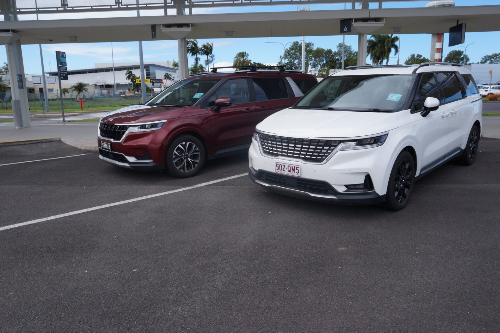 SS Transportation Kia Carnival private Cairns Airport transfer vehicles