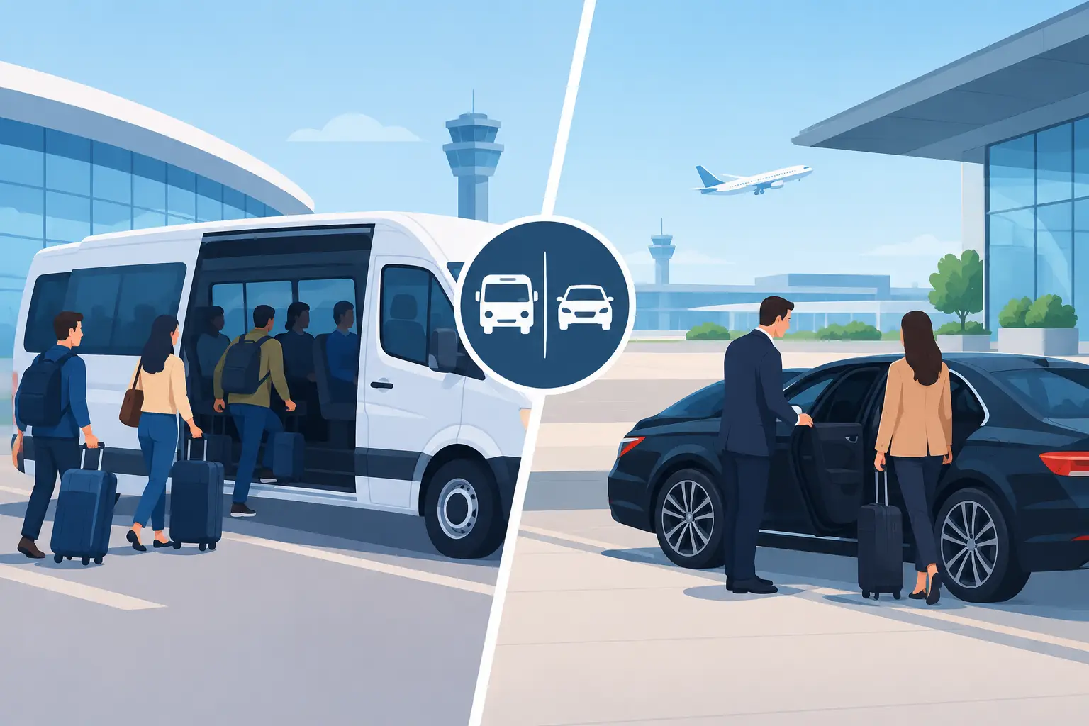 You are currently viewing Airport Shuttle Versus Private Transfer Compared